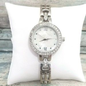 Charter Club Pearl Crystal Watch H32